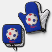 Haiti Soccer 鍋つかみ&鍋敷きセット (正面/裏面)