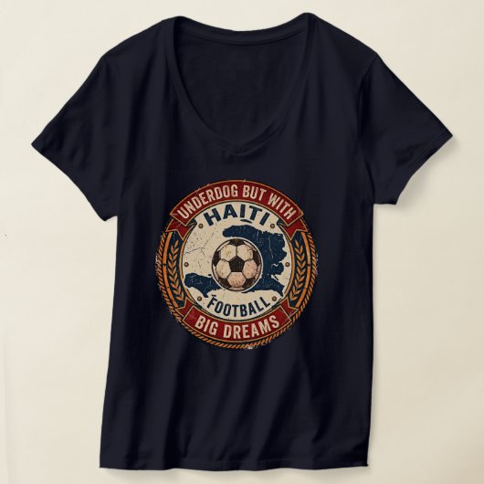 Haiti Soccer Jersey World Cup 2026 Underdog  Tシャツ (レイダウン)