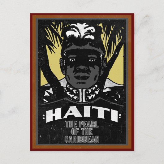 HAITI The Pearl of カリブの the The Pearl ポストカード (正面)