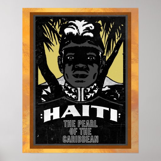 HAITI The Pearl of the Poster(ハイチ・ザ・ポスタカリブのー) ポスター (正面)
