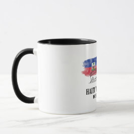 Haiti vs Scotland Group Stage Watercolor Flag Mug  マグカップ