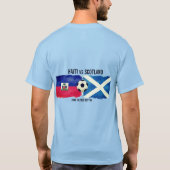 Haiti vs Scotland Soccer Match World Cup Tシャツ (裏面)
