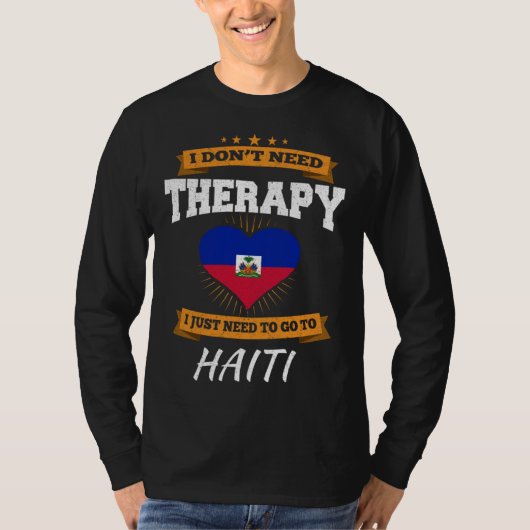 Haitian Flag I Haiti Vacation I Haiti Tシャツ (正面)