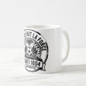 Haitian National Emblem Vintage Art コーヒーマグカップ (正面右)