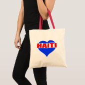 haitiheart002 トートバッグ (正面(商品))