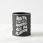 HaiyaはMSGである – アンクルロジャーTシャツ マグカップ (中央)