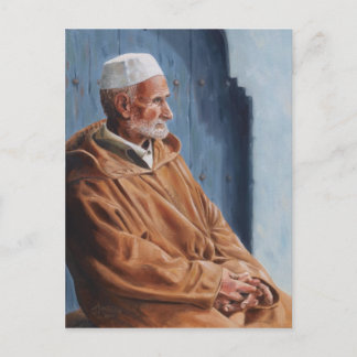 Haj – モロッコ絵画のポストカード ポストカード