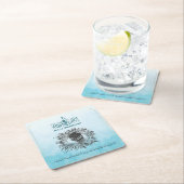 Hajj Mabrour、Mecca Saudi Arabiaの聖カアバ スクエアペーパーコースター (インサイチュ)