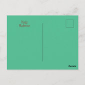 Hajj Mabrour、Mecca Saudi Arabiaの聖カアバ ポストカード (裏面)