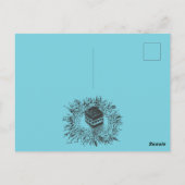 Hajj Mabrour、Mecca Saudi Arabiaの聖カアバ ポストカード (裏面)