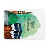 Hajj Mabrour、Mecca Saudi Arabiaの聖カアバ マグネット (横)