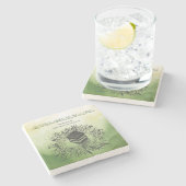 Hajj Mubarak、Mecca Saudi Arabiaの聖カアバ ストーンコースター (横)