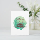 Hajj Mubarak、Mecca Saudi Arabiaの聖カアバ ポストカード (スタンド正面)