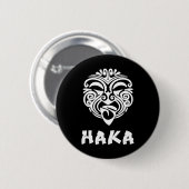 Haka New Zealand Rugby Fans Maori Haka Dance  缶バッジ (正面&裏面)