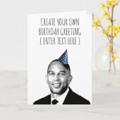 Hakeem Jeffries オーダーメイド誕生日カード カード (黄色い花)