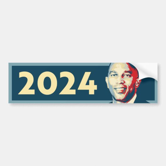 Hakeem Jeffries 2024バンパーステッカー バンパーステッカー (正面)