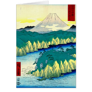 hakone湖1858年からの富士山