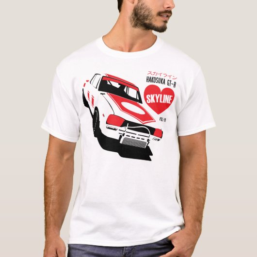 Hakosuka GTRのTシャツ Tシャツ (正面)