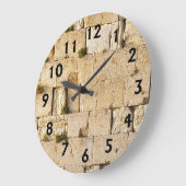 HaKotel -西部の壁 ラージ壁時計 (傾斜)