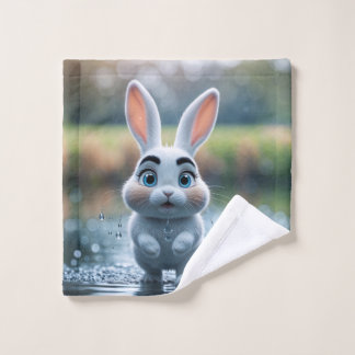 Haku the Bunny Soft Wash Cloth – 優しい心地よいf ウォッシュタオル