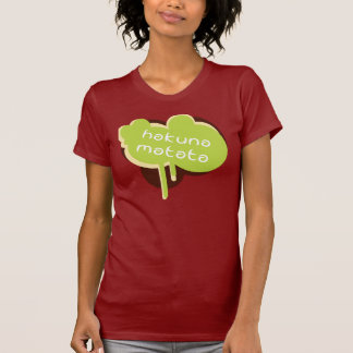 Hakunaのmatataの赤のTシャツ Tシャツ