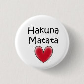 hakunaのmatata 缶バッジ (正面)