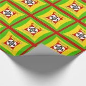 Hakuna Matataおもしろいラスタカラー鮮やか: & 気に free ラッピングペーパー (角)