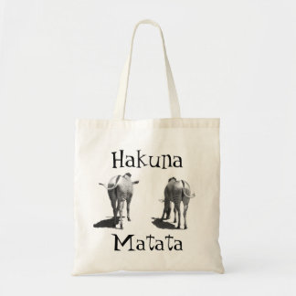 Hakuna Matataのシマウマの尾バッグ トートバッグ