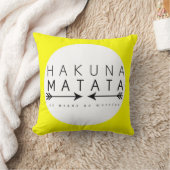Hakuna Matataの枕 クッション (ブランケット)