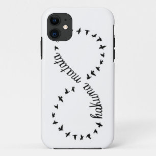 Hakuna Matataの無限記号のiphone 5の場合 iPhone 11 ケース