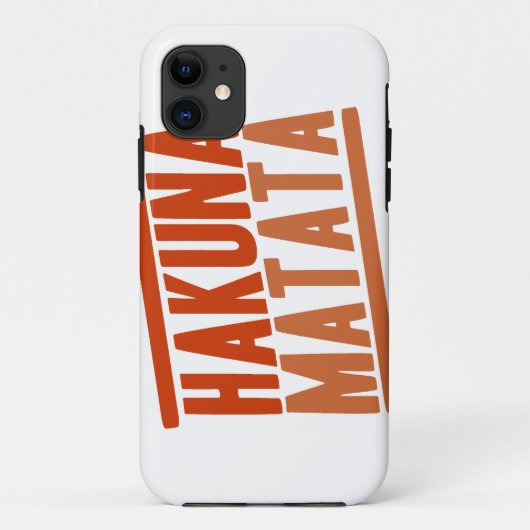 Hakuna MatataのiPhoneの場合 Case-Mate iPhoneケース (裏面)