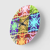 Hakuna Matataライオンズギフト ラウンド壁時計 (傾斜)