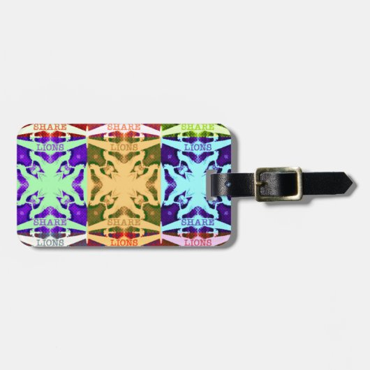 Hakuna Matataライオンズギフト ラゲッジタグ (正面横)