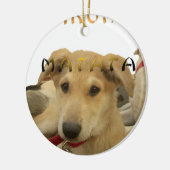 Hakuna Matata君のチンポ考えるーは分かる セラミックオーナメント (左)