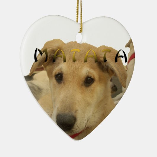 Hakuna Matata君のチンポ考えるーは分かる セラミックオーナメント (右)