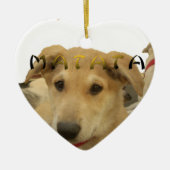 Hakuna Matata君のチンポ考えるーは分かる セラミックオーナメント (正面)