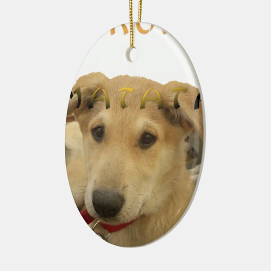 Hakuna Matata君のチンポ考えるーは分かる セラミックオーナメント (左)