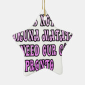 Hakuna Matata我々は我々の女の子の先人が必要 セラミックオーナメント (右)