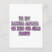 Hakuna Matata我々は我々の女の子の先人が必要 ポストカード (正面)