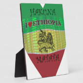 Hakuna Matata私はエチオピアの色が大好き.png フォトプラーク (側面)