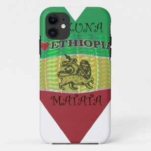 Hakuna Matata私はエチオピアの色が大好き.png iPhone 11 ケース