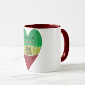 Hakuna Matata私はエチオピア国旗の色が大好き マグカップ (正面右)