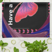 Hakuna Matata素敵な日を過ごす.png キッチンタオル (折り畳み)