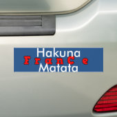 HAKUNA MATATA製カスタマイズ品 バンパーステッカー (車上)
