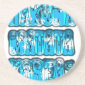 Hakuna Matata韓国アートプリント/グラフィック コースター (正面)