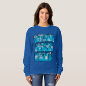 Hakuna Matata韓国アートプリント/グラフィック スウェットシャツ (正面フル)