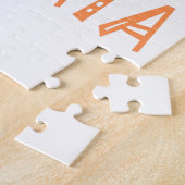 Hakuna Matata – アフリカの部族文字アート ジグソーパズル (側面)