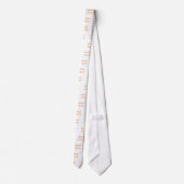 Hakuna Matata – アフリカの部族文字アート ネクタイ (裏面)