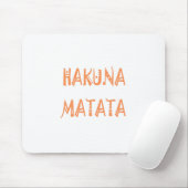 Hakuna Matata – アフリカの部族文字アート マウスパッド (マウス)