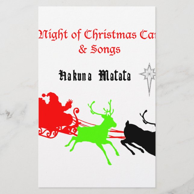 Hakuna Matata サンタの贈り物とクリスマスソング.png (正面)